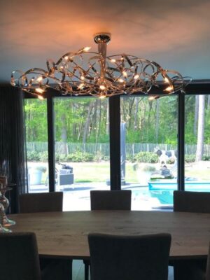 Plafondlamp QWEN Ovaal 110 x 50